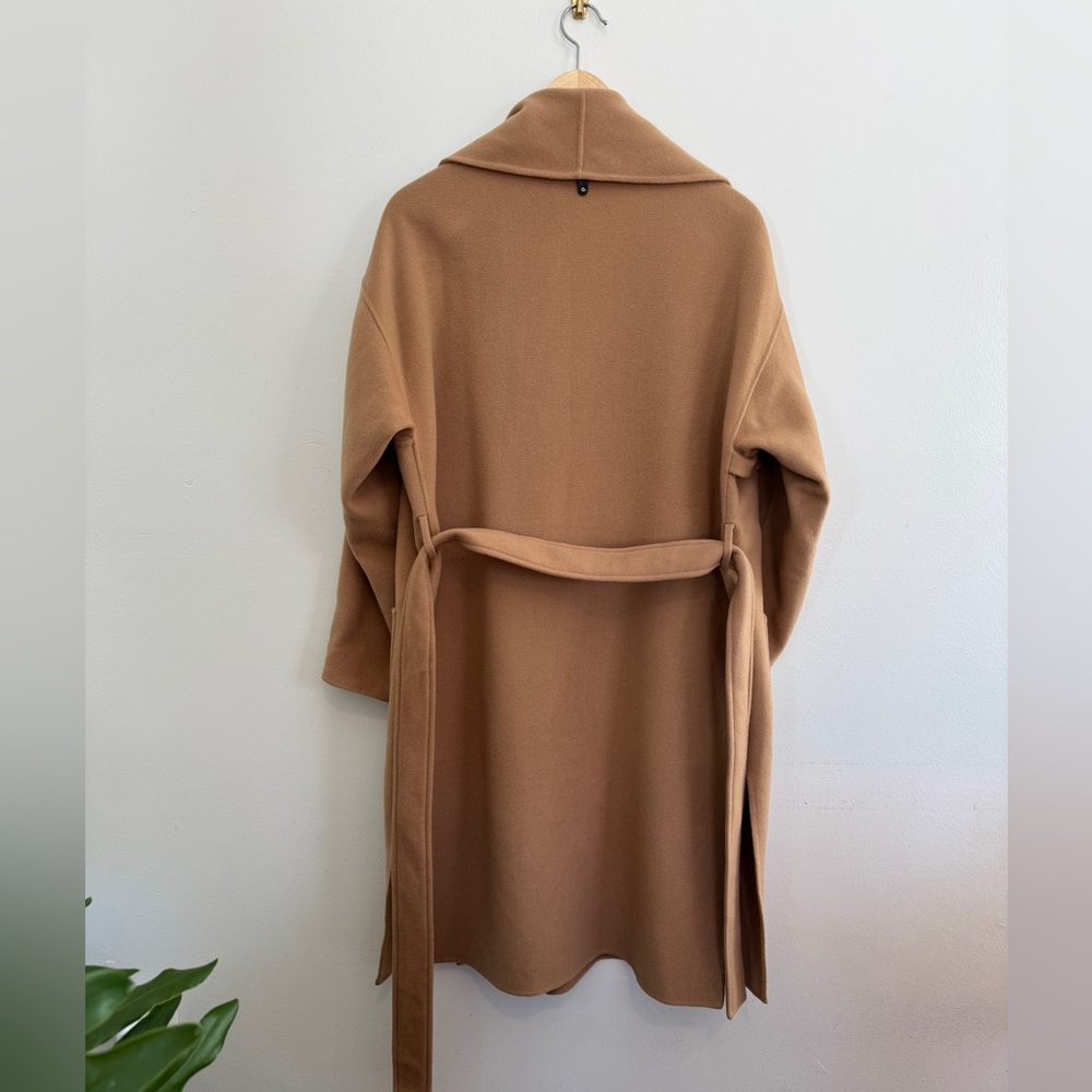 Mackage Thalia Wool Belted Robe Coat - Picture 4 of 12